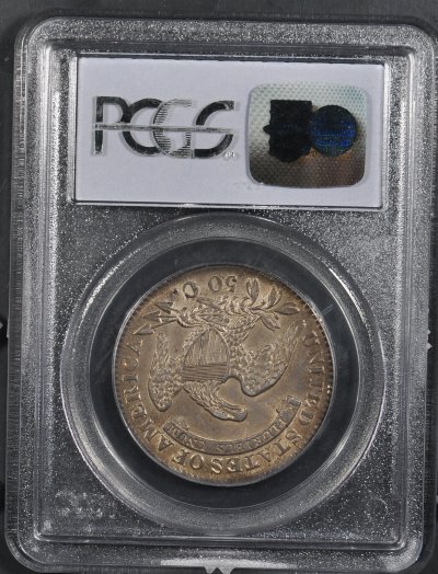 1832 PCGS/CAC AU55 SMALL LETTERS BUST HALF DOLLAR ORIGINAL  