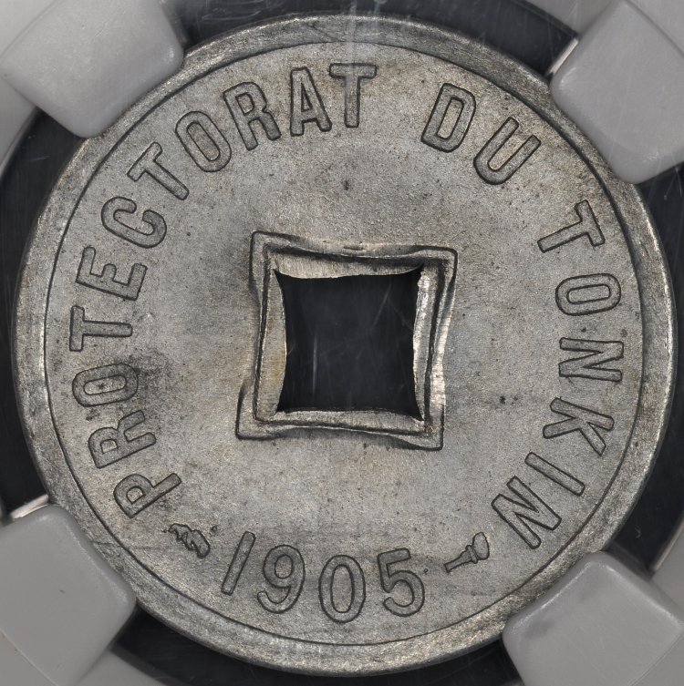 1905 NGC MS65 VIETNAM 1/600 PIASTRE TONKIN  